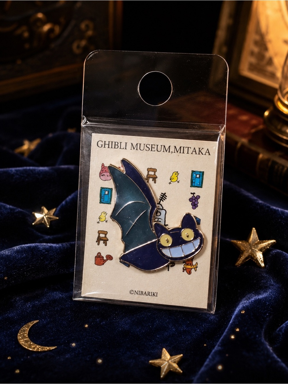 Ghibli Museum Mitaka Exclusive Flying Bat Enamel Pin Badge Japan Rare NWT